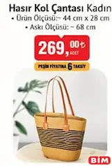 HASIR KOL ÇANTASI KADIN